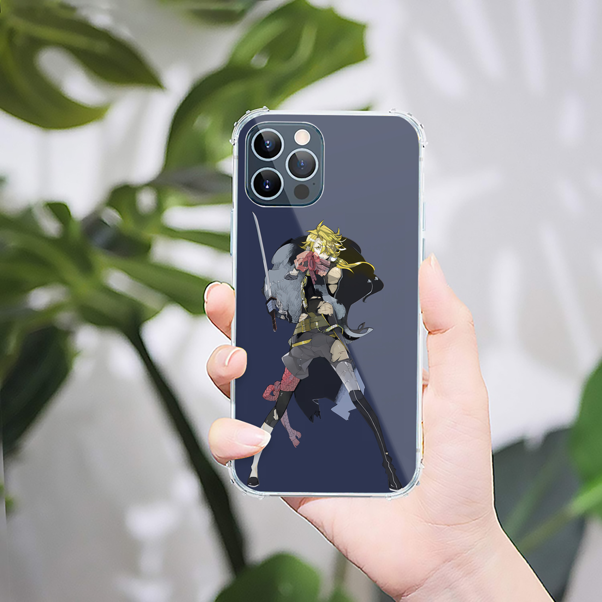 （画像用） 刀剣乱舞 Touken Ranbu 【iPhone 12シリーズ対応】透明スマホケース（クリアソフトケース）